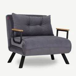 Slaapfauteuil Sando Single Grijs