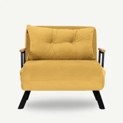Slaapfauteuil Sando Single Mosterd