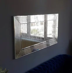 Spiegel Akcay Zilver 130x65cm