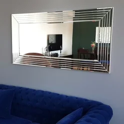 Spiegel Akcay Zilver 130x65cm