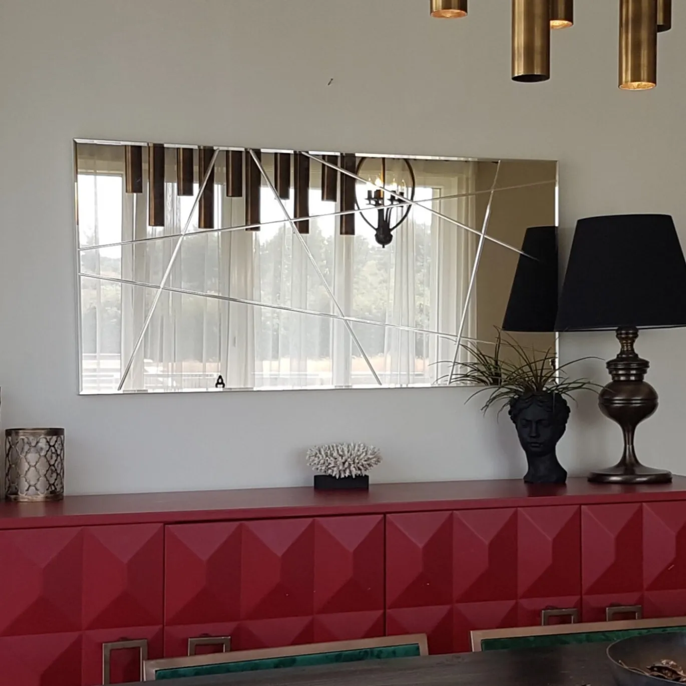 Spiegel Alinca MDF Bronze