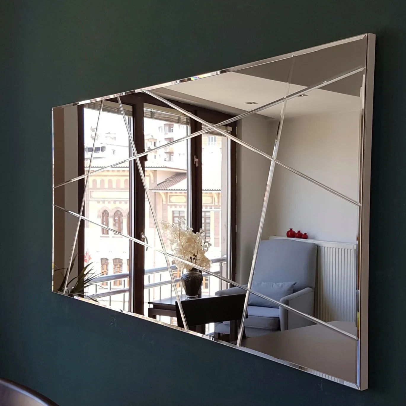 Spiegel Alinca MDF Bronze