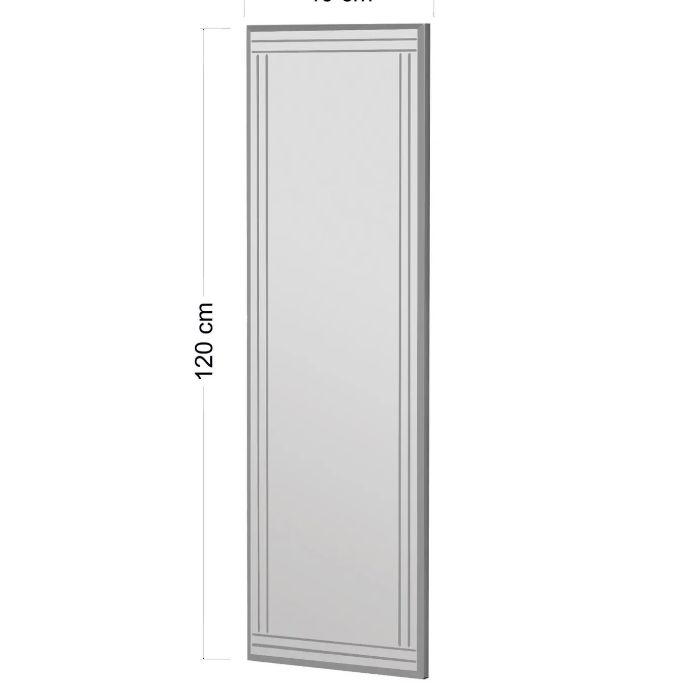 Spiegel Buhem Zilver 120cm