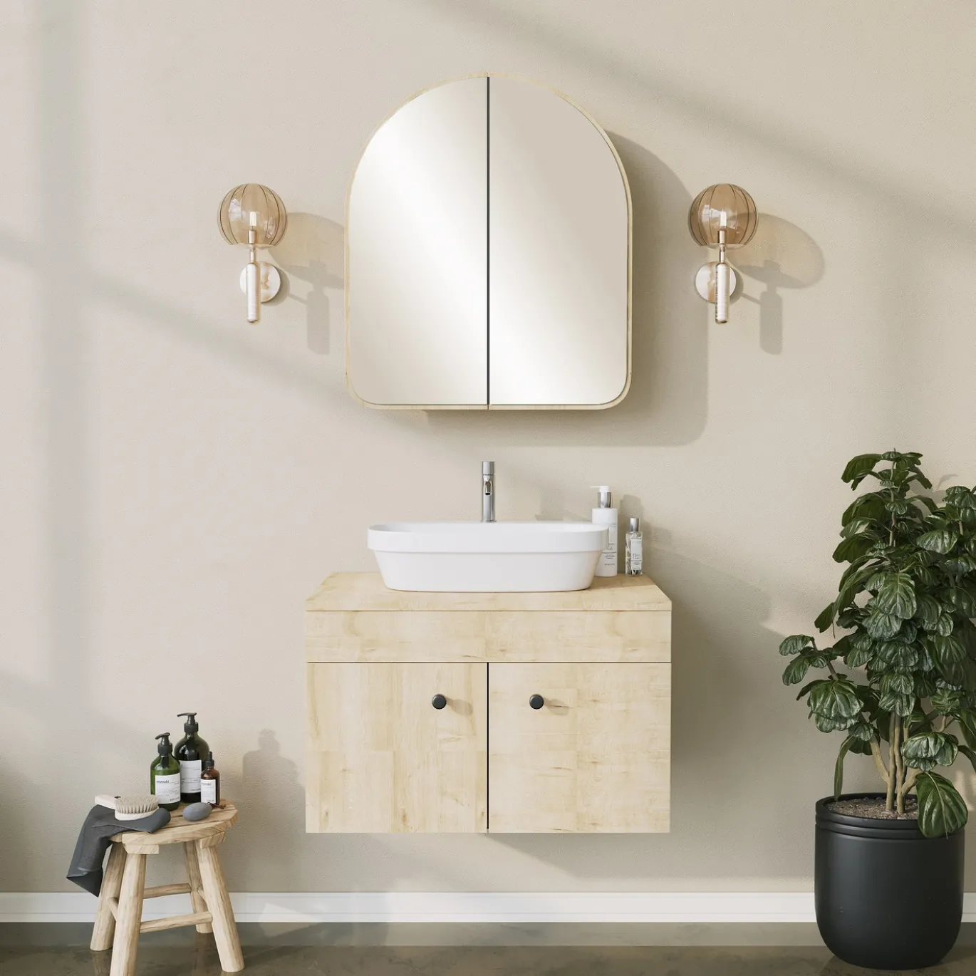Spiegelkast Hope Naturel