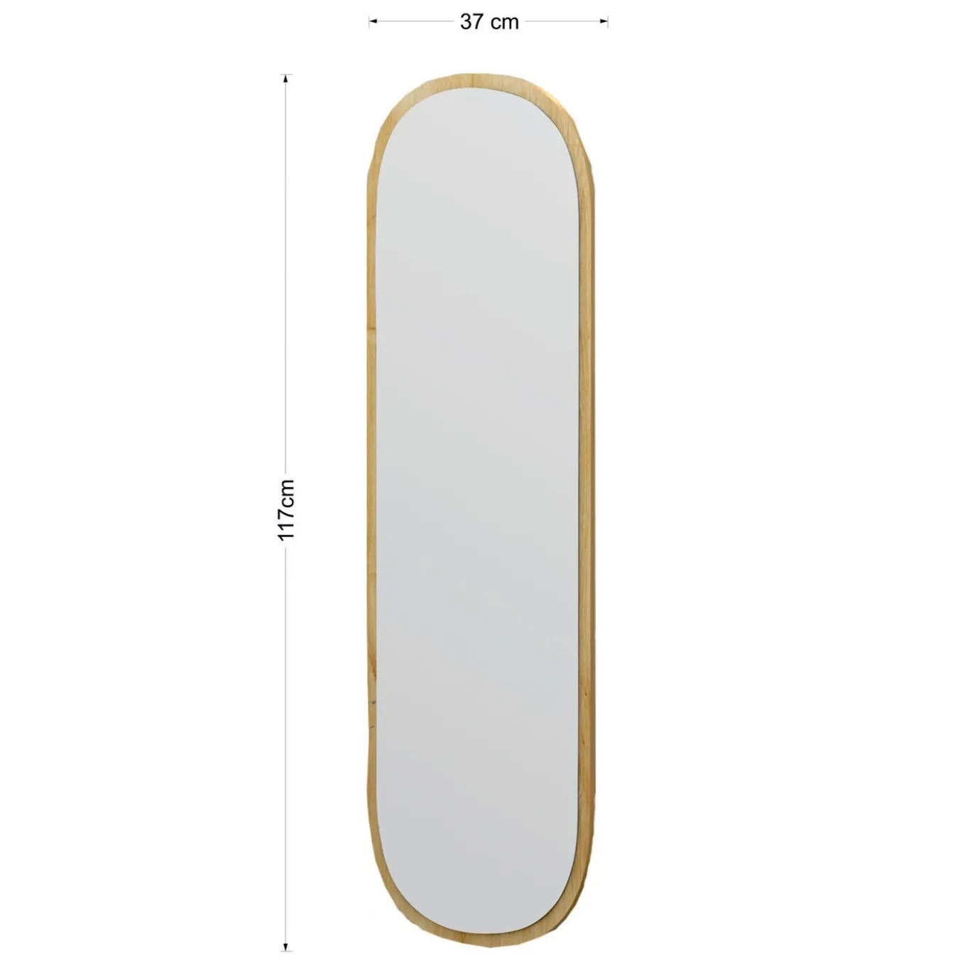 Spiegel Magnum Naturel 120cm
