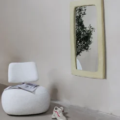 Spiegel Paige Naturel Rechthoek 110cm - Giga Meubel