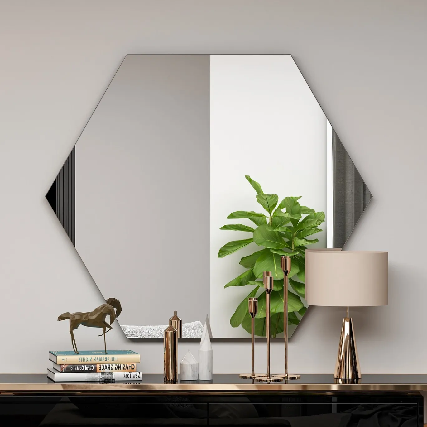 Spiegel Zeo Zwart