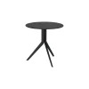 Spinder Design Bijzettafel Daley Low Zwart Ø40cm