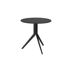 Spinder Design Bijzettafel Daley Low Zwart Ø40cm