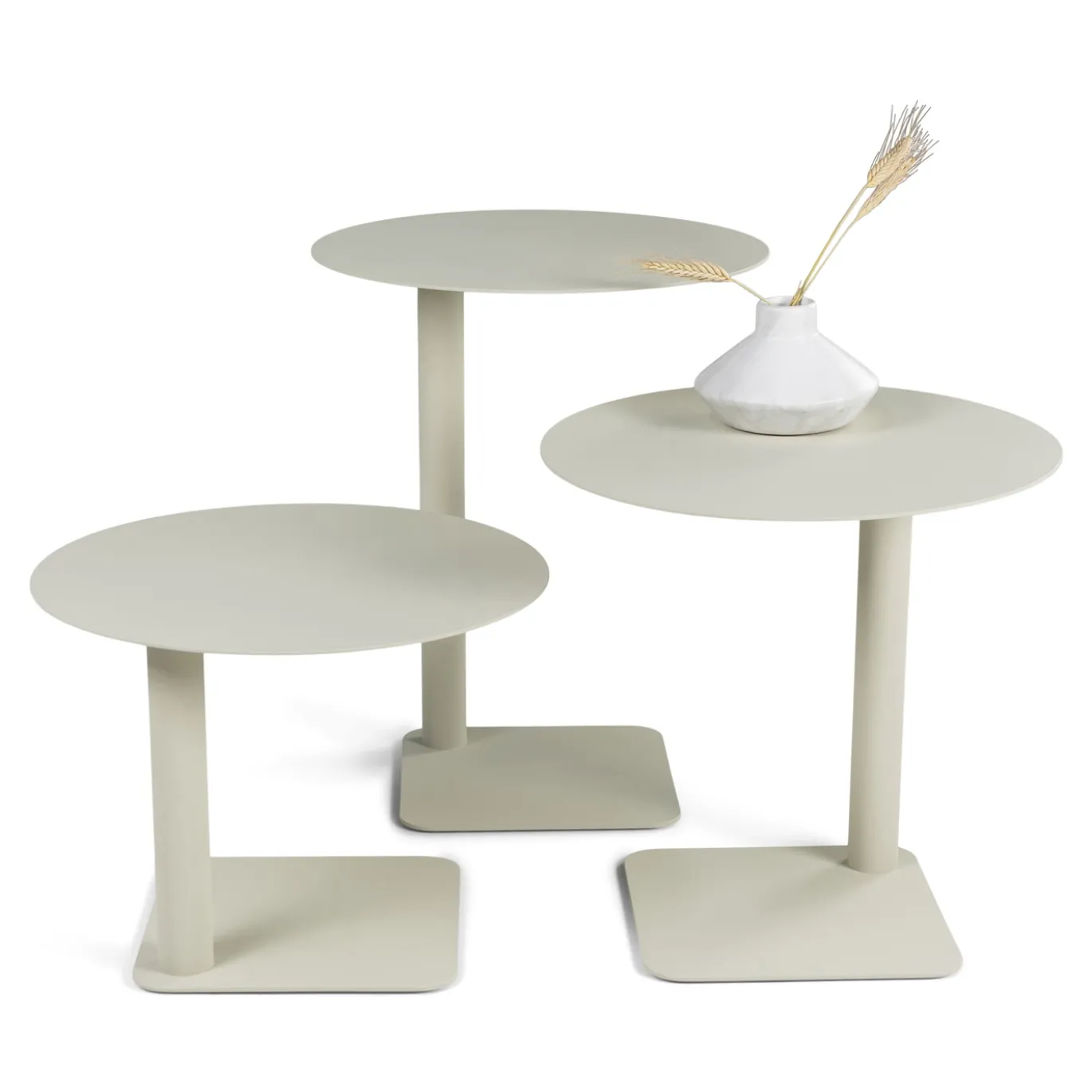 Spinder Design Bijzettafel Sunny Medium Greystone Ø40cm