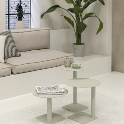 Spinder Design Bijzettafel Sunny Medium Greystone Ø40cm