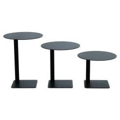 Spinder Design Bijzettafel Sunny High Zwart Ø40cm