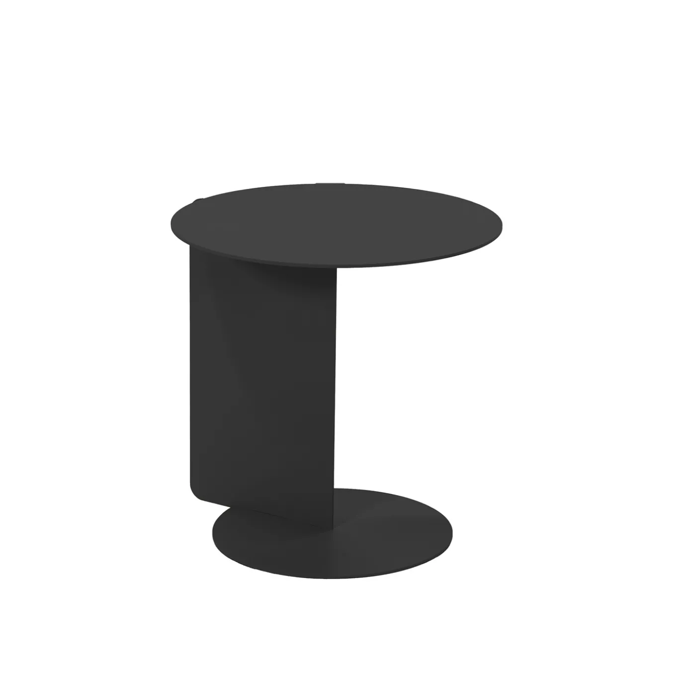 Spinder Design Bijzettafel Salsa Staal Zwart Ø40cm