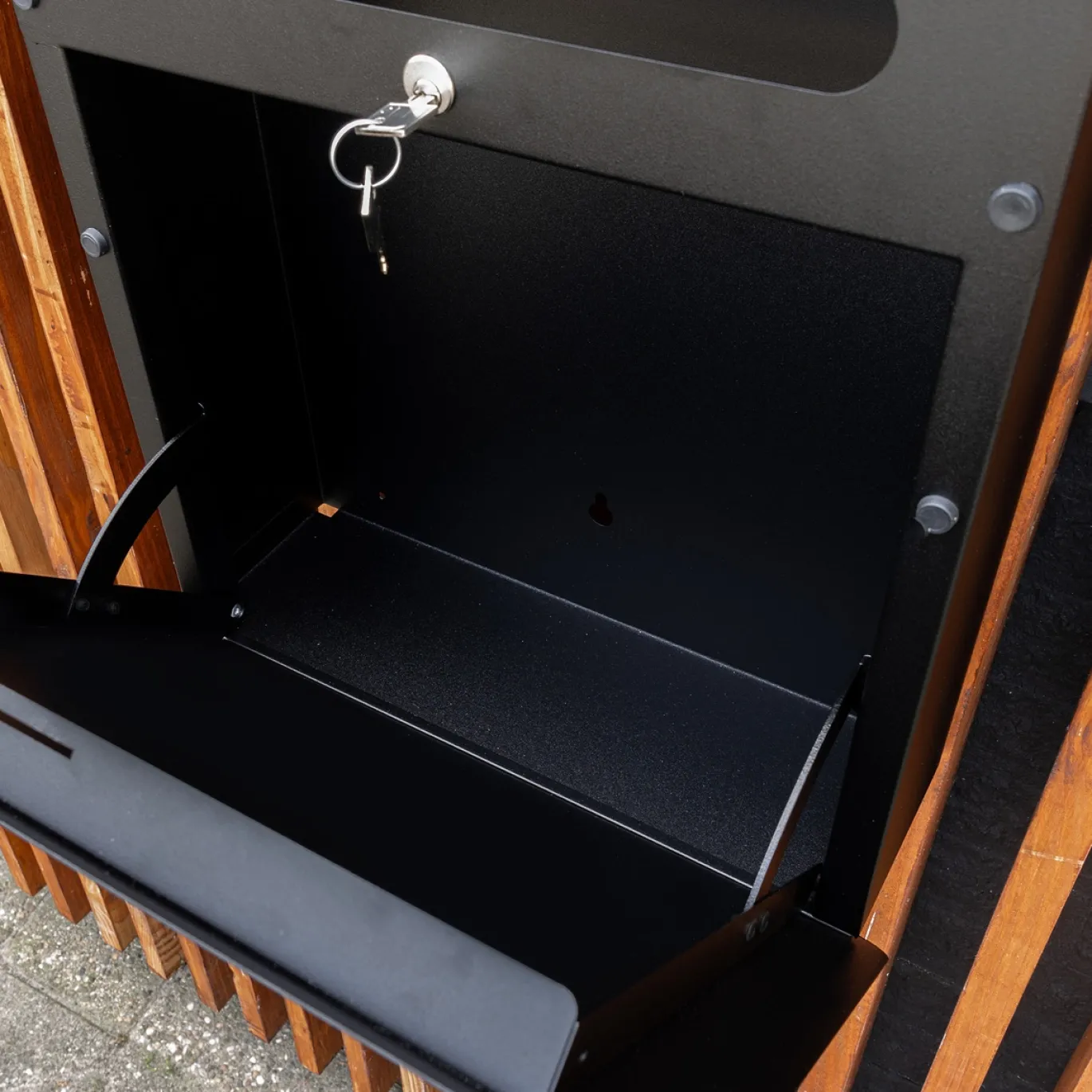 Spinder Design Brievenbus Inbox Zwart