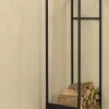 Spinder Design Haardhoutrek Lumber Locker Zwart L