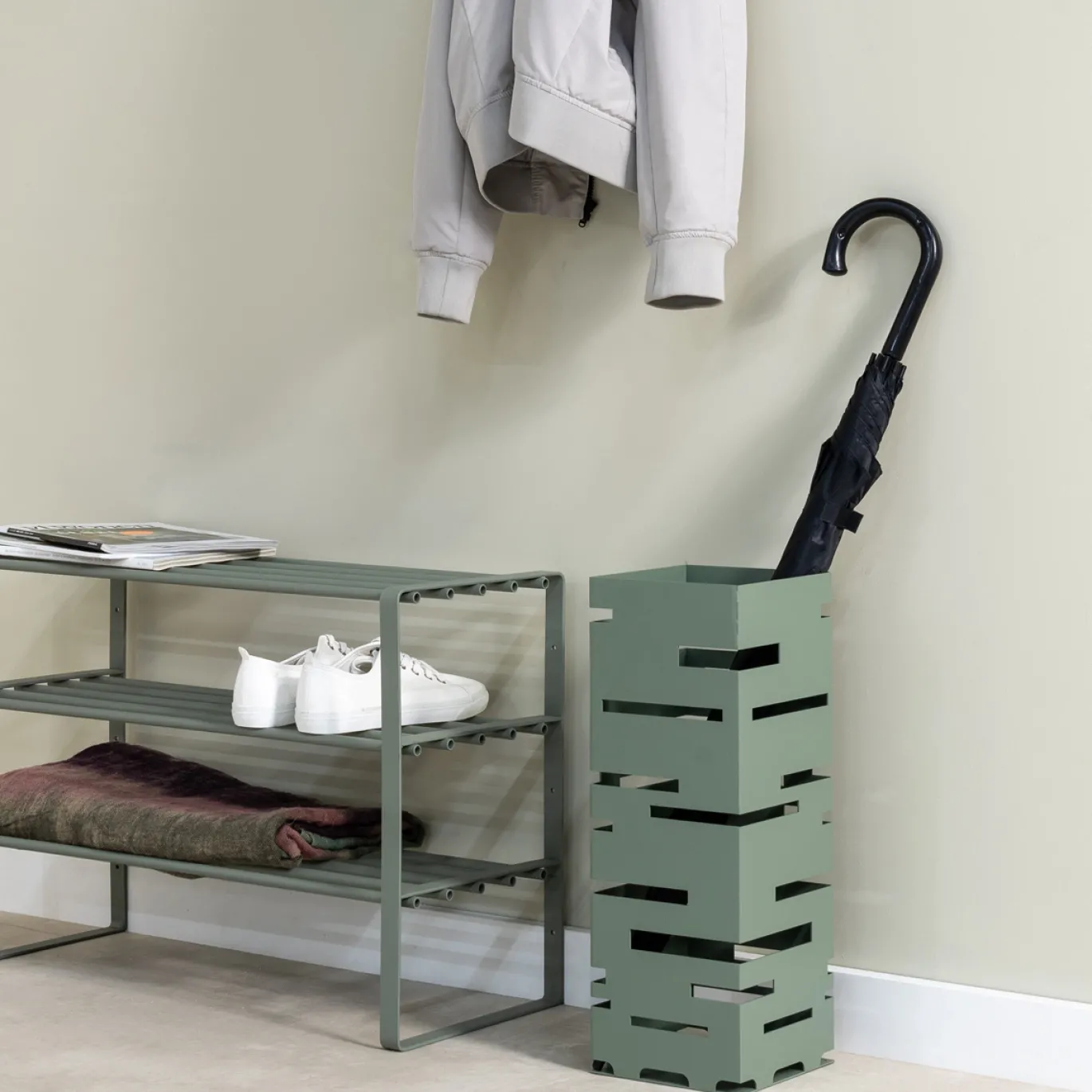 Spinder Design Parapluhouder Modern Dusty Groen