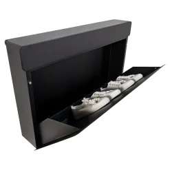 Spinder Design Schoenenkast Luigi Staal Zwart
