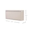 Spinder Design Schoenenkast Billy 1 Maxi Silky Taupe