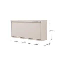 Spinder Design Schoenenkast Billy 1 Maxi Silky Taupe