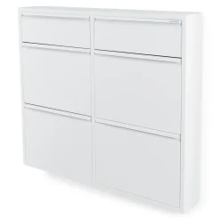 Spinder Design Schoenenkast Billy 6 Wit 98x86cm