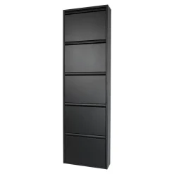 Spinder Design Schoenenkast Billy 5 Zwart