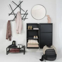 Spinder Design Schoenenkast Billy 3 Zwart