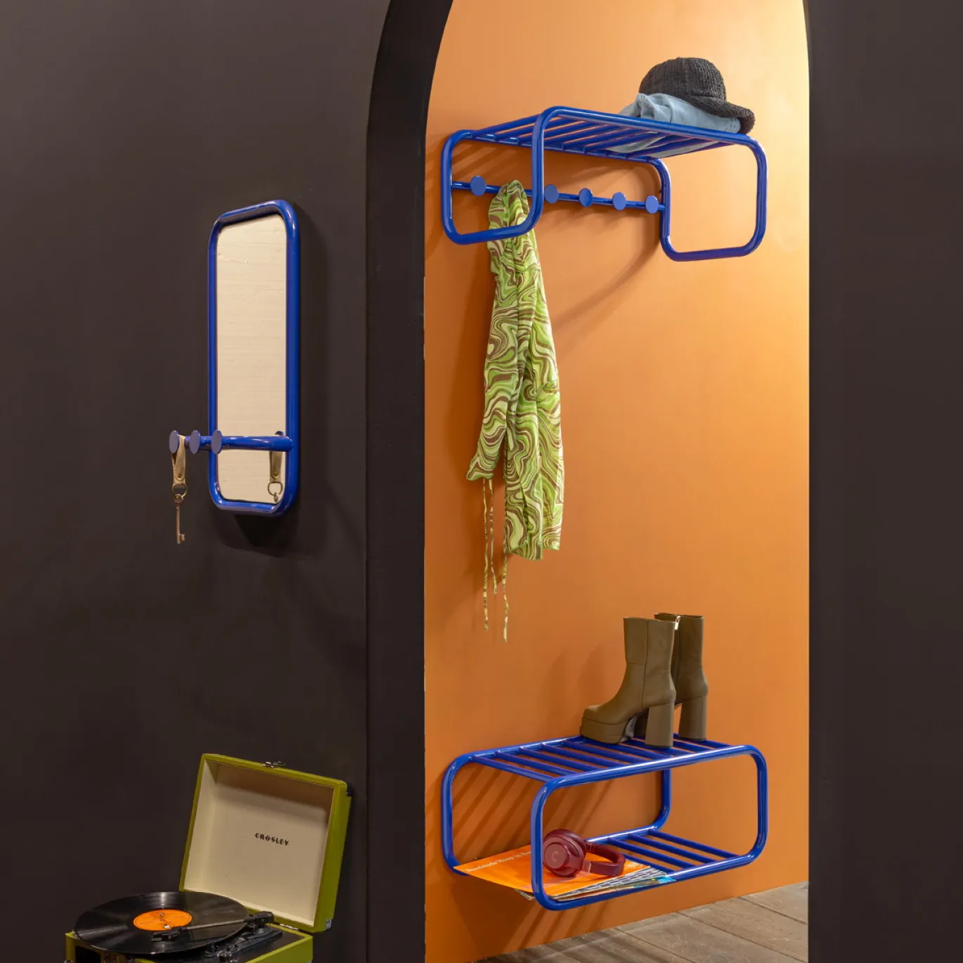 Spinder Design Schoenenrek Retro Ultramarine