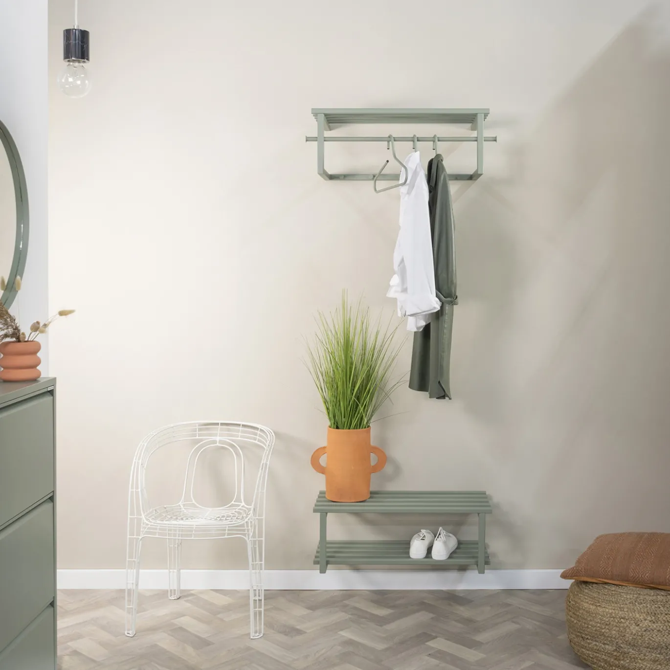 Spinder Design Schoenenrek Rizzoli / Marco Dusty Groen 71cm