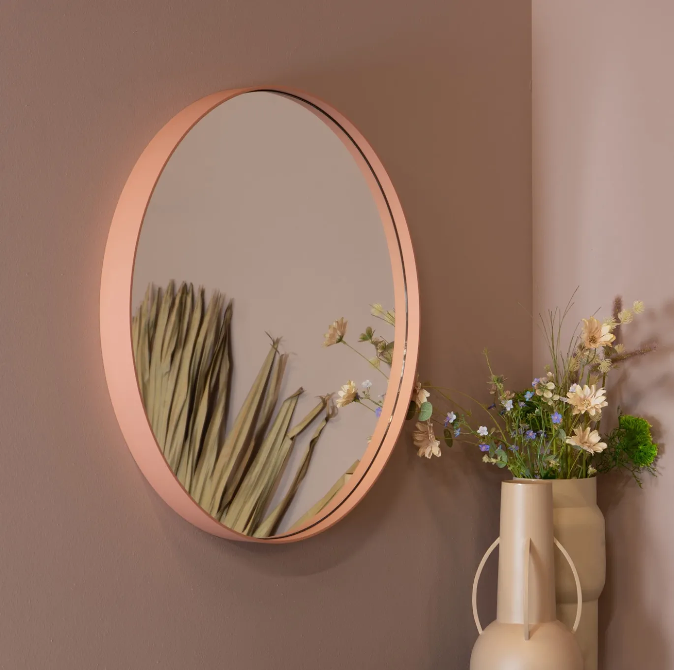Spinder Design Spiegel Donna 3 Clay Terra Ø60cm