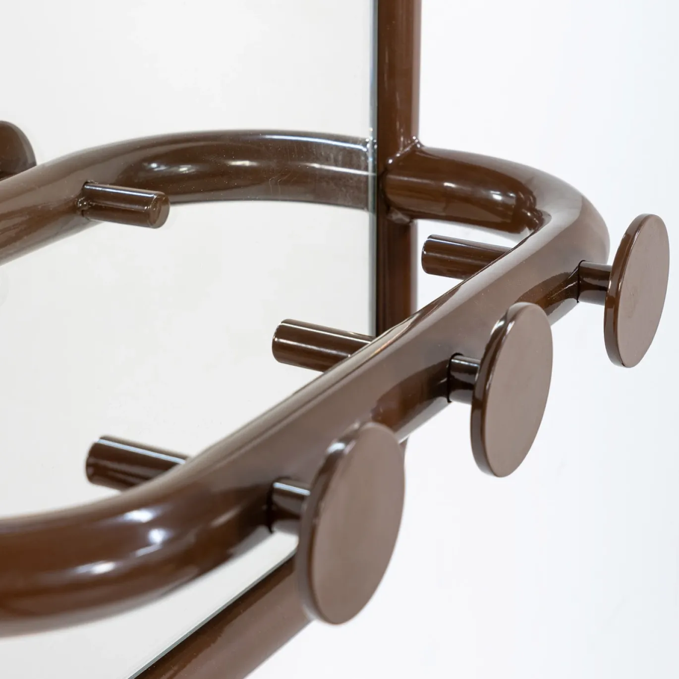 Spinder Design Spiegel Retro Chocolade Bruin