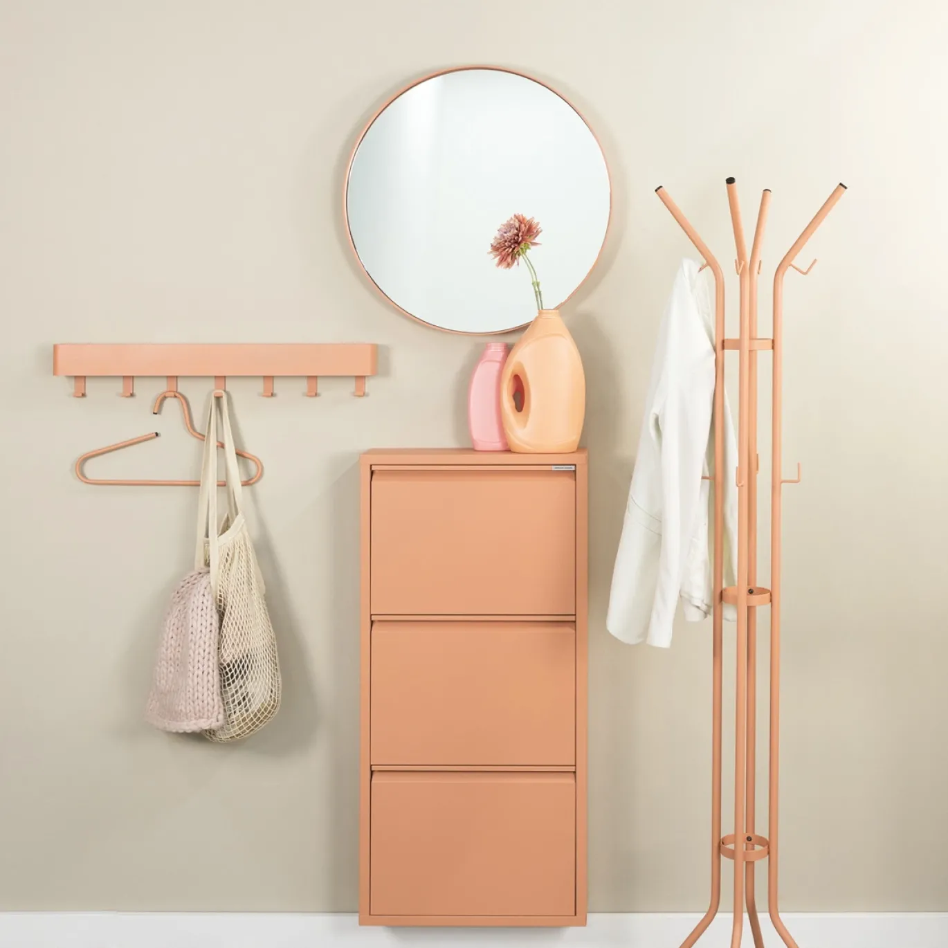Spinder Design Staande Kapstok Jessy Clay Terra