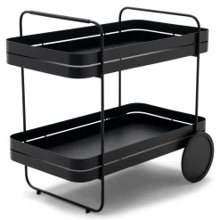 Spinder Design Trolley Gin & Trolley Zwart
