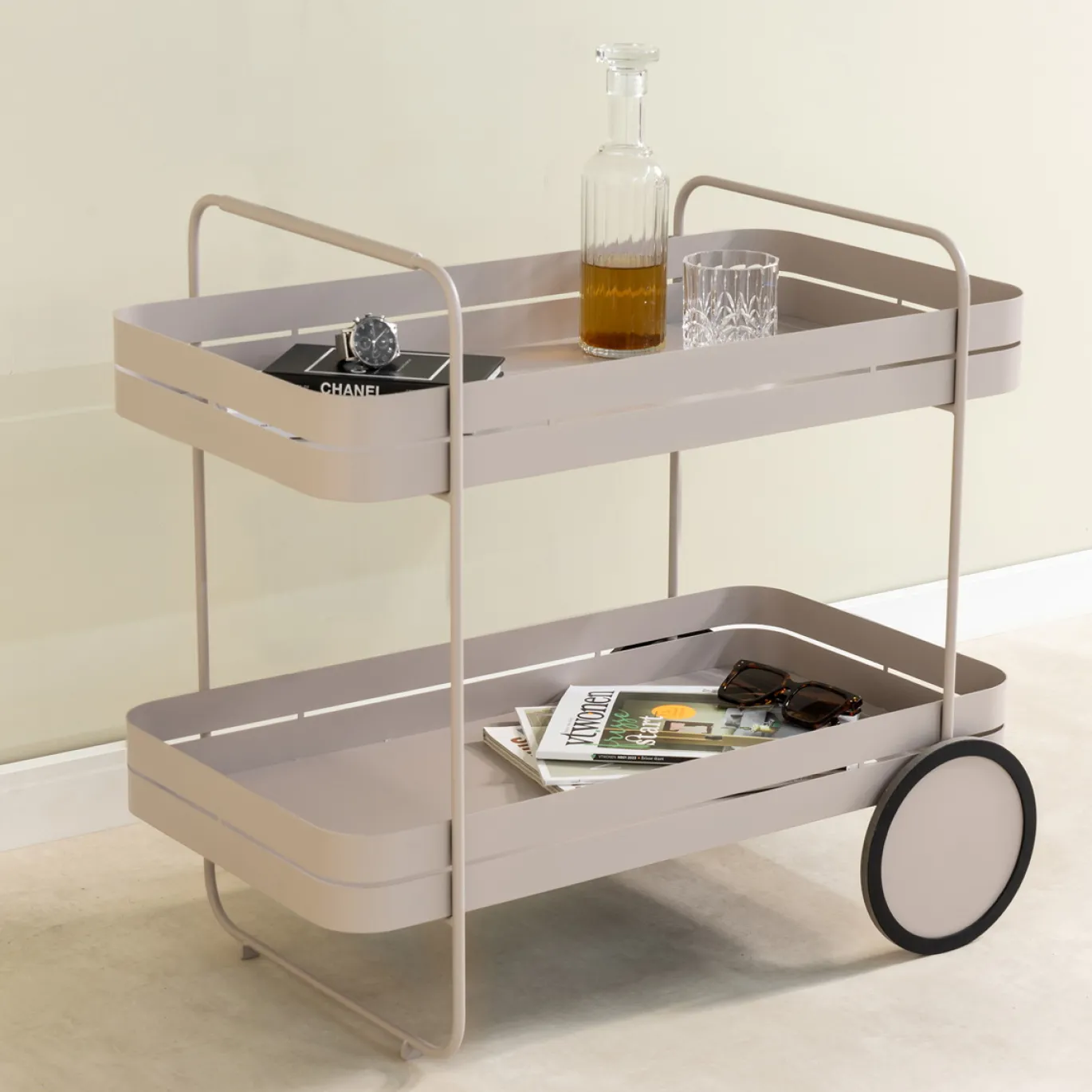 Spinder Design Trolley Gin & Trolley Silky Taupe
