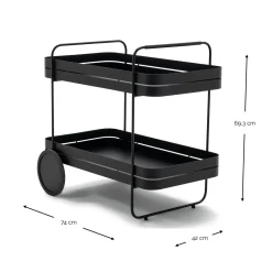 Spinder Design Trolley Gin & Trolley Silky Taupe