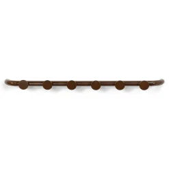 Spinder Design Wandkapstok Retro 6 Chocolade Bruin