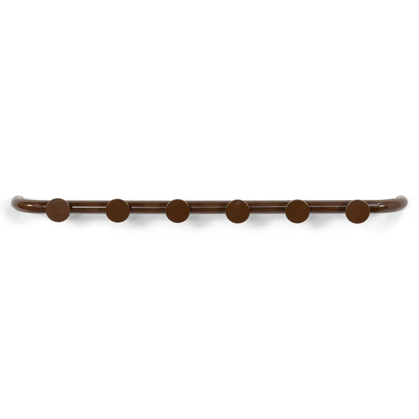 Spinder Design Wandkapstok Retro 6 Chocolade Bruin