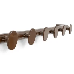 Spinder Design Wandkapstok Retro 6 Chocolade Bruin