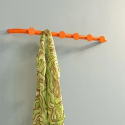 Spinder Design Wandkapstok Retro 6 Oranje