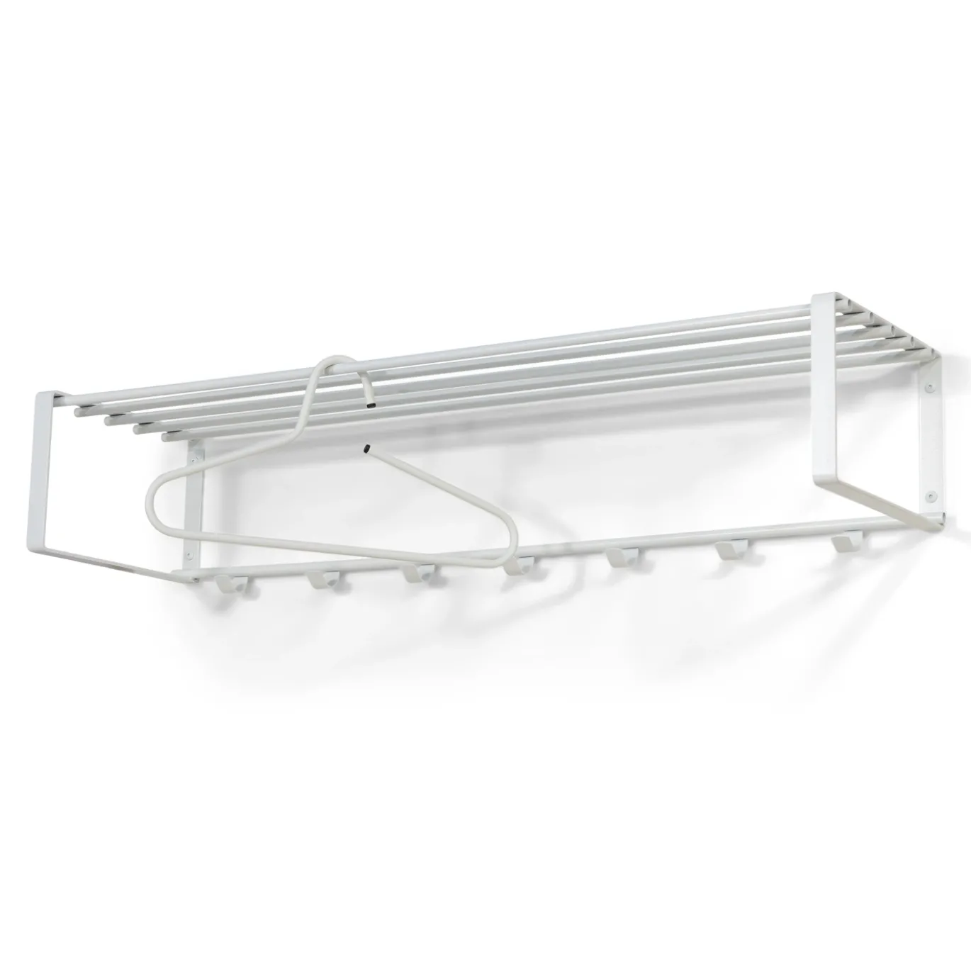 Spinder Design Wandkapstok Rex 2 XL Wit 100cm