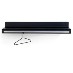 Spinder Design Wandkapstok Sway Staal Zwart 120cm