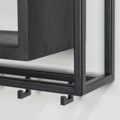Spinder Design Wandkapstok School Zwart 118cm