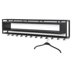 Spinder Design Wandkapstok School Zwart 118cm