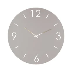Spinder Design Wandklok Time Silky Taupe Ø60cm