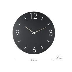 Spinder Design Wandklok Time Silky Taupe Ø60cm