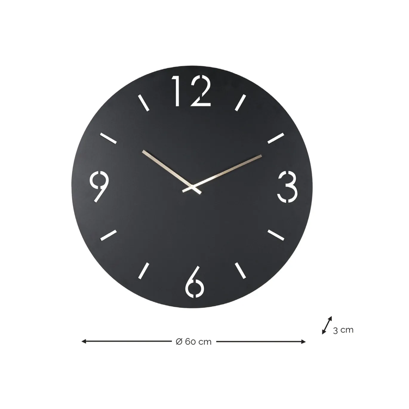 Spinder Design Wandklok Time Silky Taupe Ø60cm