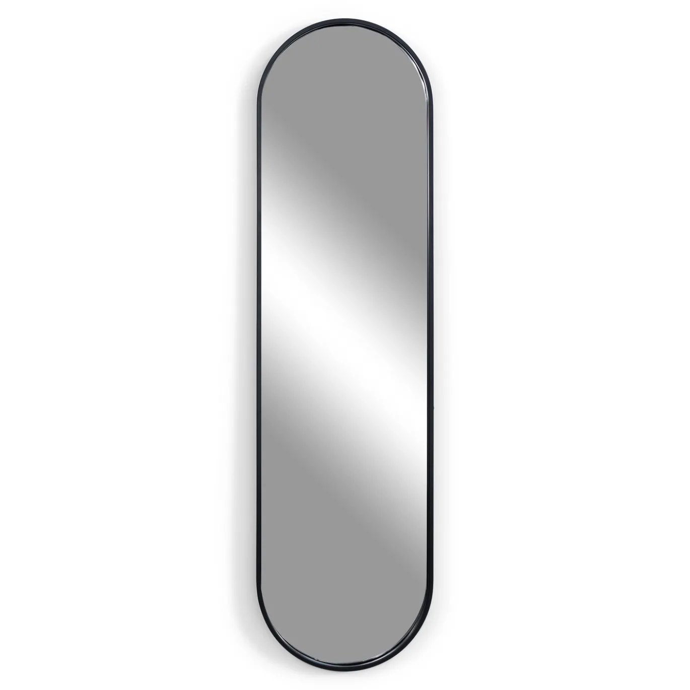 Spinder Design Wandspiegel Curve Zwart 140cm