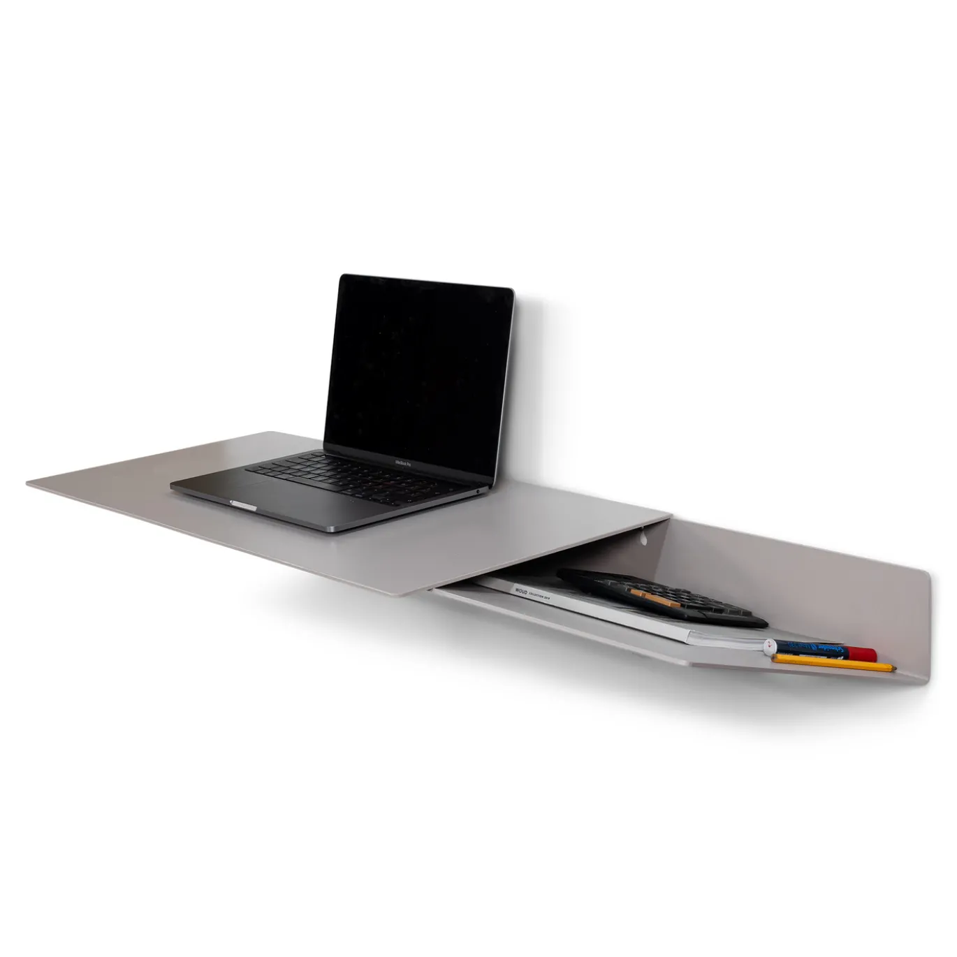 Spinder Design Zwevend Bureau Drift Silky Taupe