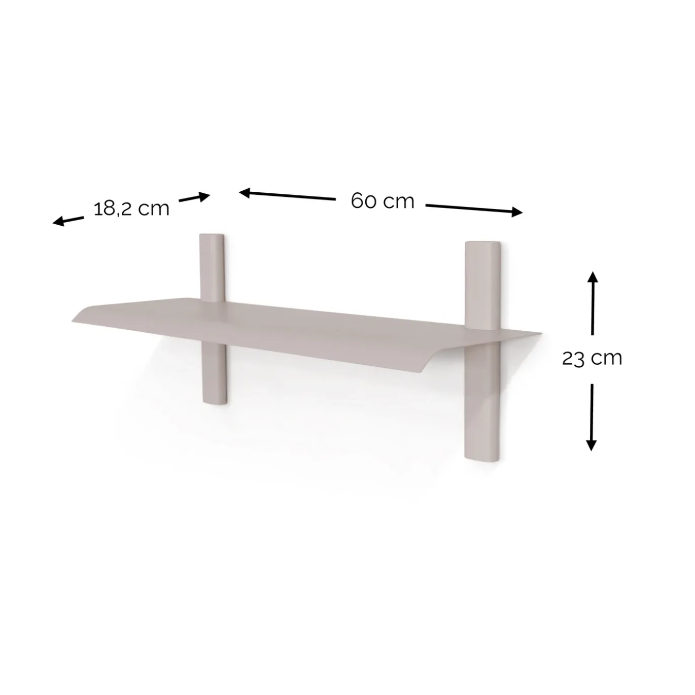 Spinder x OnMateria Wandplank Hola 2 Silky Taupe