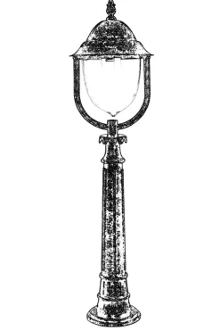 Staande Buitenlamp Ilay Bruin