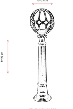 Staande Buitenlamp Marinus Zwart